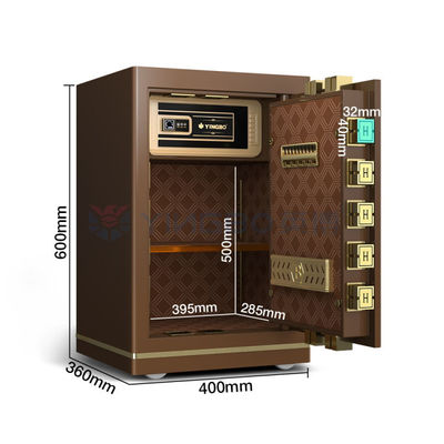 이중 경보 사무실 작은 안전 상자 OEM H600mm 스마트 지문 잠금
