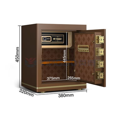 OEM 크기 1.5Cu Ft 사무실 지문 안전 상자 고체 강철 26±2KG