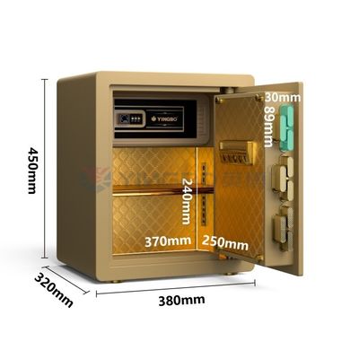 이중 경고 경보 가정 안전 상자 반 도난 H450mm ((금)