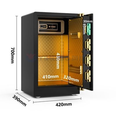 생체 지문 잠금 스마트 홈 안전 상자 H27.5IN YB/RS-70