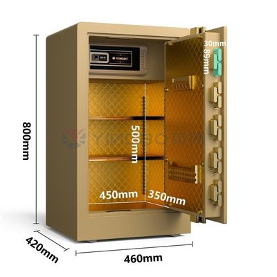 2.8Cu Ft 홈 세이프 상자 스마트 지문 잠금 YB/RS-80