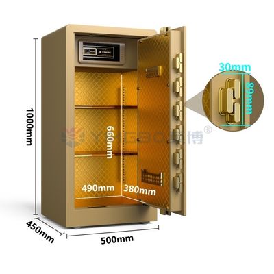 홈 보안 지문 생체 잠금 안전 상자 H1000mm YB/RS-100 금