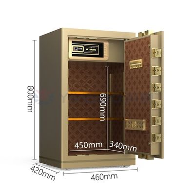 생체 지문 잠금 스마트 안전 상자 사무실 보안 46kg YB/N7-80