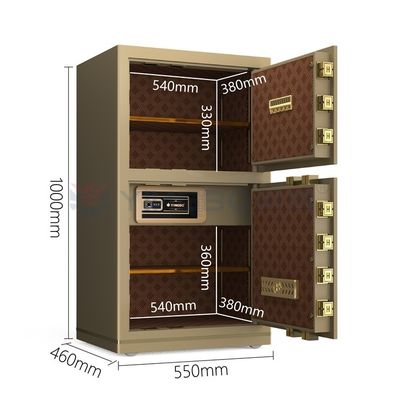 H1000mm 바이오메트릭 지문 잠금 사무실 보안용 안전 상자 YB/N7-100D
