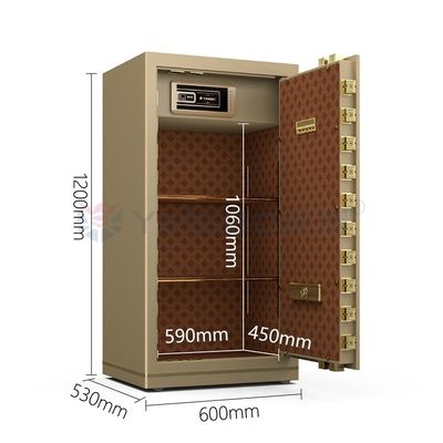 H1200mm 듀얼 알람 럭셔리 안전 상자 사무실 보안