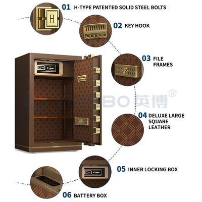 이중 경보 전자 잠금 안전 상자 사무실 보안 H800mm YB/N7-80