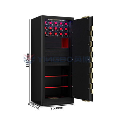 7 오픈 방법 보석 시계 와이더 안전 고체 철자 지문 잠금