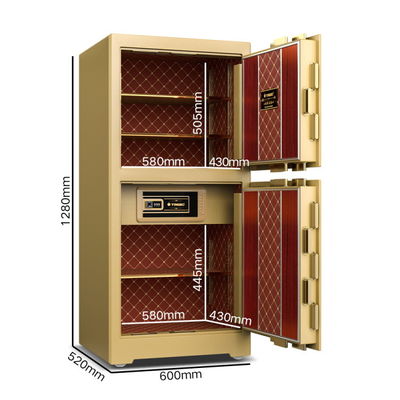 208±2kg 보안 안전 상자 OEM 고급 안전 상자 4 개 개방형 YB/ZY-120D
