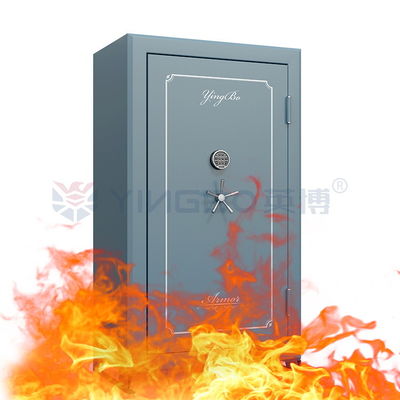 총 및 문서 안전 도난 방지 디지털 전자 금고 내화성 금속 상자