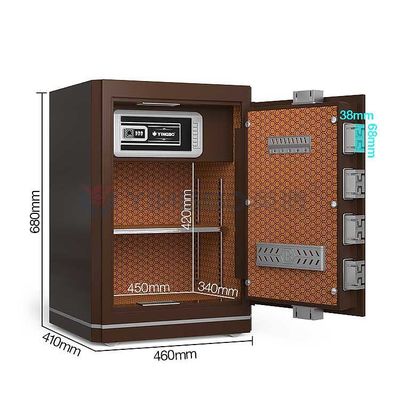 지문 또는 암호 방화 안전 보관 상자 내부 디자인 H680mm