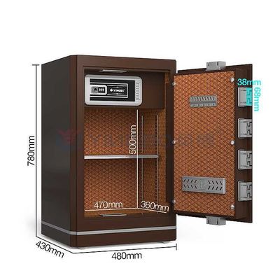외관 디자인 OEM H780mm 세이프 박스 돈