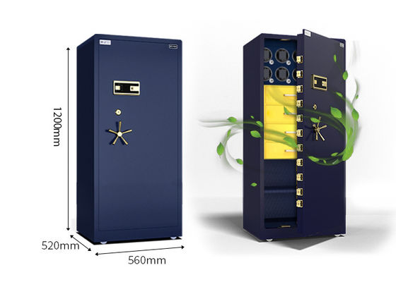 가장 좋은 홈 보석 시계 윙더 안전 생체 지문 잠금 작은