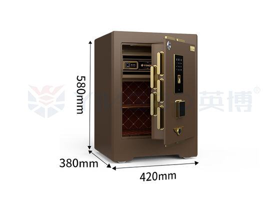 H580mm 이중 경보 시스템 상용 안전 상자 3D 스테레오 소프트 가죽 디지털 보안