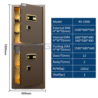 ISO & CE7RoHS & 특허 가정 안전 상자 지능형 이중 경보 시스템 7 개방 방법